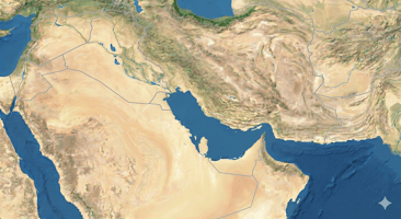 Map of the Gulf region